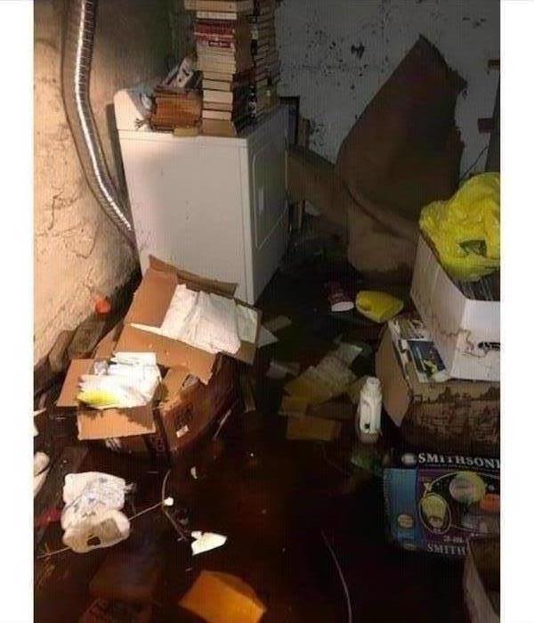 Basement Flood: Washer Machine Overflow 